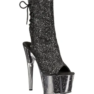 Noir etincelle 18 cm ADORE-1018G bottines a plateforme femmes