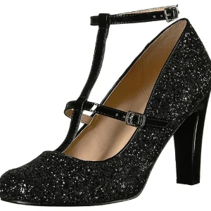 Noir Etincelle 10 cm QUEEN-01 grande taille escarpins femmes