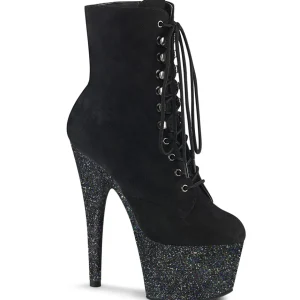 Noir glitter 18 cm ADORE-1020FSMG exotic bottines de pole dance
