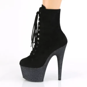 Noir glitter 18 cm ADORE-1020FSMG exotic bottines de pole dance