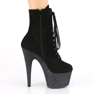 Noir glitter 18 cm ADORE-1020FSMG exotic bottines de pole dance