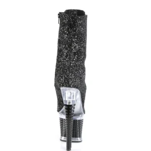 Noir glitter 20 cm SPECTATOR-1040G exotic bottines de pole dance