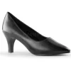 Noir Mat 8 cm DIVINE-420W escarpins à talons hauts