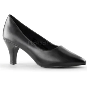 Noir Mat 8 cm DIVINE-420W escarpins à talons hauts