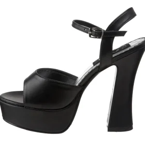 Noir Mat 13 cm DOLLY-09 Talon Haut pour Hommes