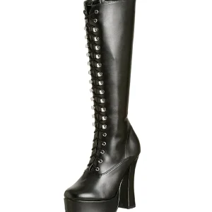 Noir Mat 13 cm ELECTRA-2020 Bottes Femmes pour Hommes