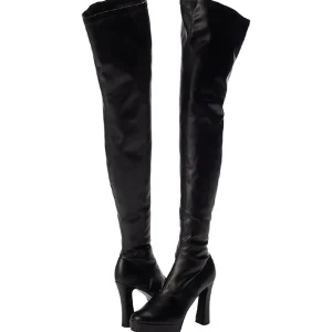 Noir Mat 13 cm ELECTRA-3000Z Bottes Cuissardes Talons Hauts