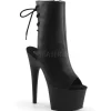 Noir Mat 18 cm Pleaser ADORE-1018 Plateforme Bottines