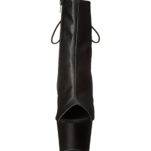 Noir Mat 18 cm Pleaser ADORE-1018 Plateforme Bottines