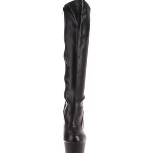 Noir Mat 15 cm Pleaser DELIGHT-2000 Bottes Femmes