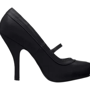 Noir Mat 12 cm retro vintage CUTIEPIE-02 escarpins mary jane plateforme cachée