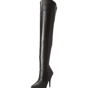 Noir Mat 13 cm SEDUCE-3010 bottes overknee femme