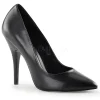 Noir Mat 13 cm SEDUCE-420 escarpins à bout pointu