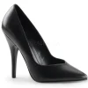 Noir Mat 13 cm SEDUCE-420V escarpins à bout pointu
