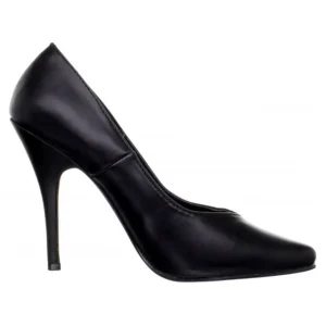 Noir Mat 13 cm SEDUCE-420V escarpins à bout pointu