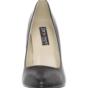Noir Mat 13 cm SEXY-20 escarpins à talon aiguille bout pointu