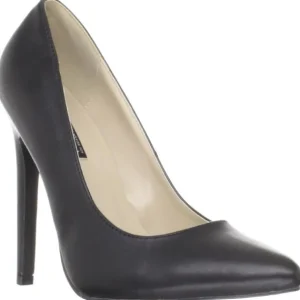 Noir Mat 13 cm SEXY-20 escarpins à talon aiguille bout pointu