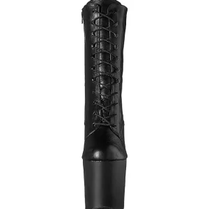 Noir Mat 18 cm XTREME-1020 bottines a plateforme pour femmes