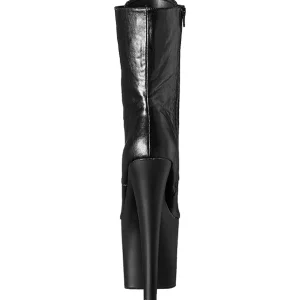Noir Mat 18 cm XTREME-1020 bottines a plateforme pour femmes