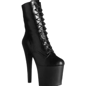 Noir Mat 18 cm XTREME-1020 bottines a plateforme pour femmes