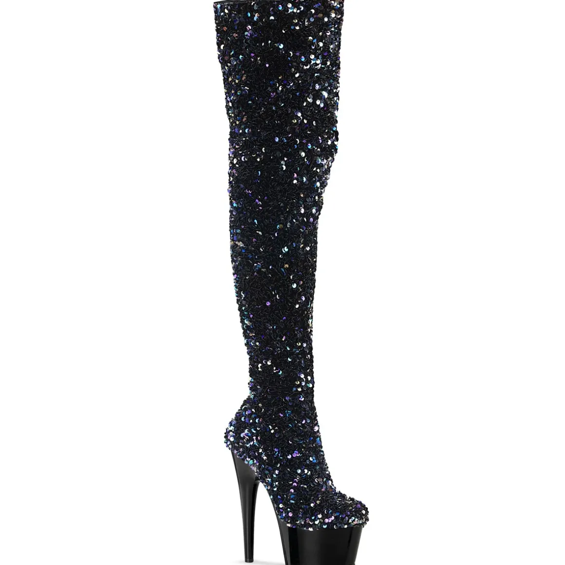 noir_paillettes__cm_adore_0.webp Noir Paillettes 20 cm ADORE-3020 bottes overknee plateforme de pole dance