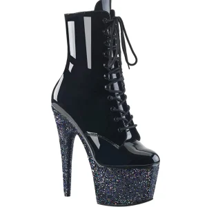 Noir paillettes 18 cm Pleaser ADORE-1020LG bottines de pole dance