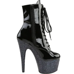Noir paillettes 18 cm Pleaser ADORE-1020LG bottines de pole dance
