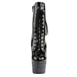 Noir paillettes 18 cm Pleaser ADORE-1020LG bottines de pole dance