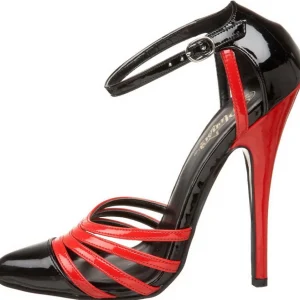 Noir Rouge 15 cm DOMINA-412 Chaussures pour femmes a talon