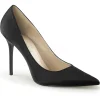 Noir Satin 10 cm CLASSIQUE-20 escarpins à talon aiguille bout pointu