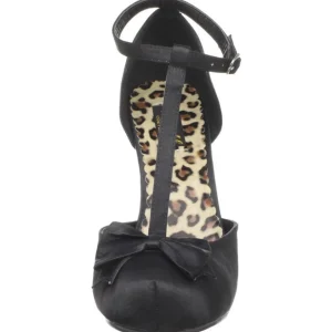 Noir Satin 12 cm retro vintage CUTIEPIE-12 escarpins à talons hauts