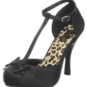 Noir Satin 12 cm retro vintage CUTIEPIE-12 escarpins à talons hauts
