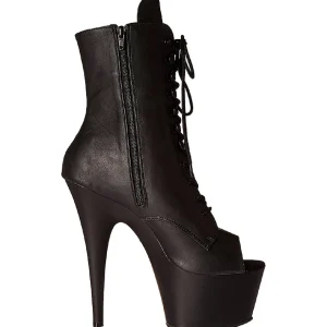 Noir Similicuir 18 cm ADORE-1021 bottines plateforme pour femmes