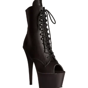 Noir Similicuir 18 cm ADORE-1021 bottines plateforme pour femmes