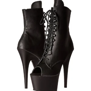 Noir Similicuir 18 cm ADORE-1021 bottines plateforme pour femmes