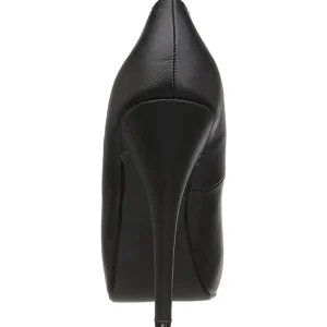 Noir Similicuir 13,5 cm CHLOE-02 grande taille escarpins femmes