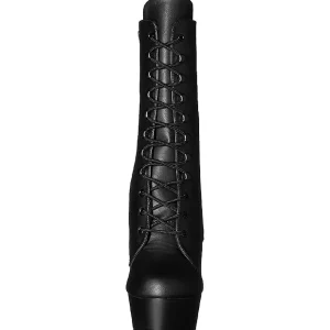 Noir Similicuir 15,5 cm DELIGHT-1020 Plateforme Bottines