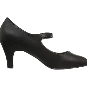 Noir Similicuir 8 cm DIVINE-440 escarpins à talons hauts