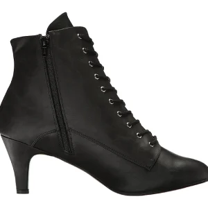 Noir Similicuir 7,5 cm DIVINE-1020 grande taille bottines femmes