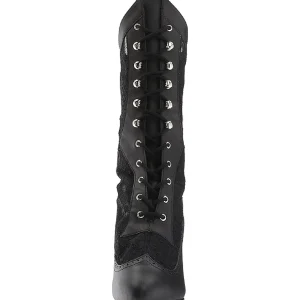 Noir Similicuir 7,5 cm DIVINE-1050 grande taille bottines femmes