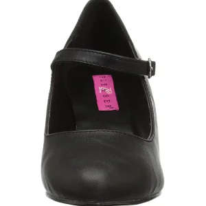 Noir Similicuir 8 cm DIVINE-440 escarpins à talons hauts