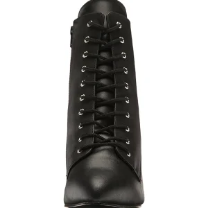Noir Similicuir 7,5 cm DIVINE-1020 grande taille bottines femmes