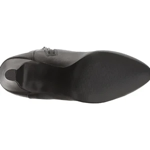 Noir Similicuir 7,5 cm DIVINE-2018 grande taille bottes femmes