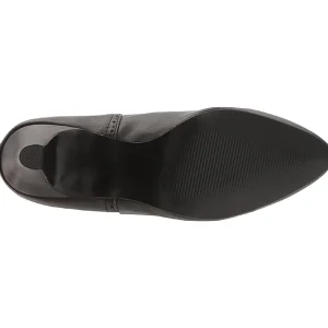 Noir Similicuir 7,5 cm DIVINE-1050 grande taille bottines femmes