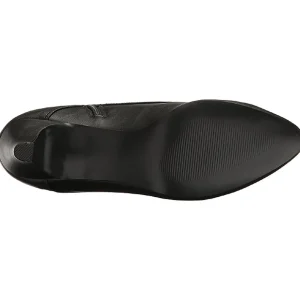 Noir Similicuir 7,5 cm DIVINE-1020 grande taille bottines femmes
