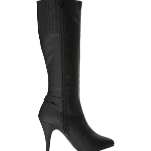 Noir Similicuir 10 cm DREAM-2030 grande taille bottes femmes