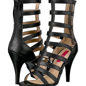 Noir Similicuir 10 cm DREAM-438 grande taille bottines femmes