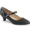 Noir Similicuir 5 cm FAB-425 grande taille escarpins femmes