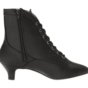 Noir Similicuir 5 cm FAB-1005 grande taille bottines femmes