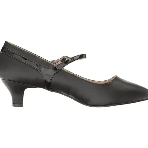 Noir Similicuir 5 cm FAB-425 grande taille escarpins femmes